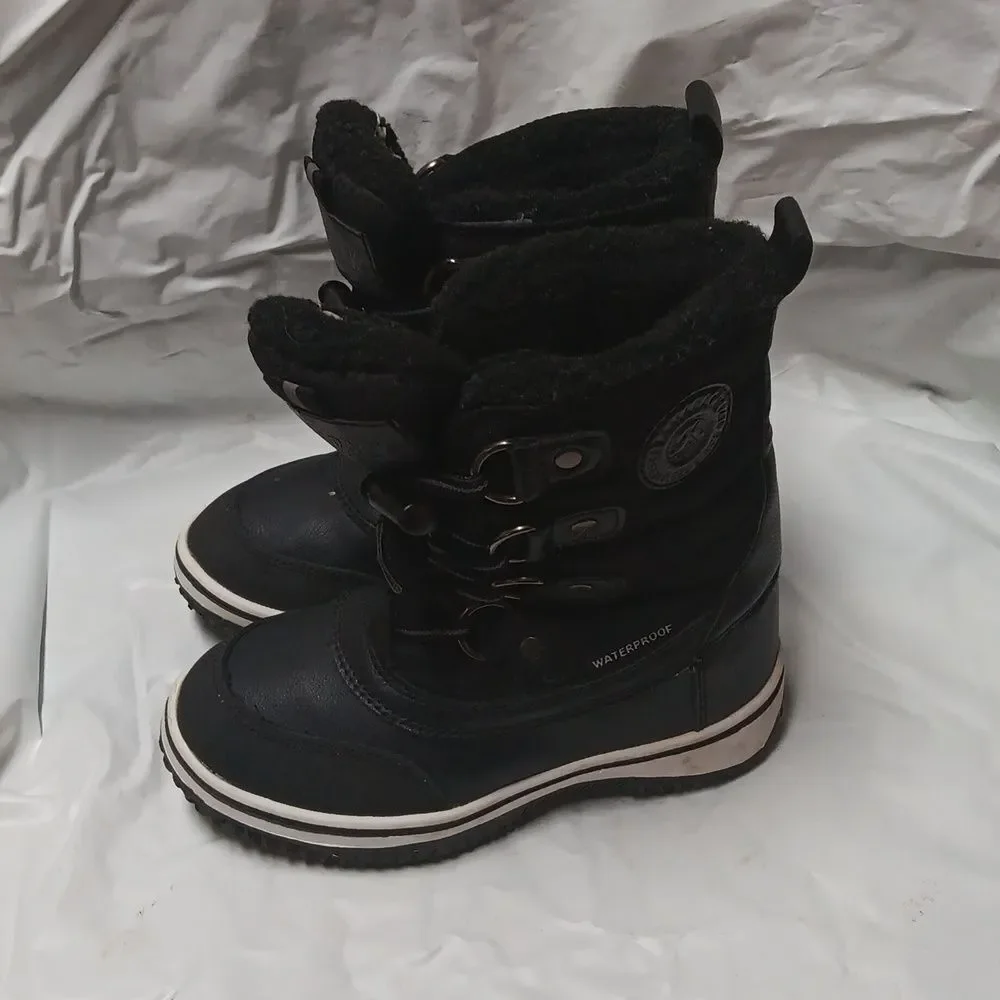 Tamarack Black Thinsulate Watee Resistant Impermeable Snow Boots Toddler Sz 10